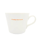 Keith Brymer Jones Word Range 350ml Bucket Mug - Cheeky B*stard