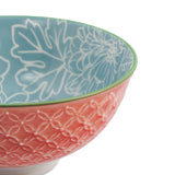 Mikasa 12cm Stoneware Nibble Bowl - Grey Floral