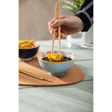 Mikasa 12cm Stoneware Nibble Bowl - Blue Mosaic