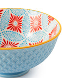 Mikasa 12cm Stoneware Nibble Bowl - Blue Mosaic