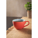Mikasa Stoneware 330ml Mug - Grey Floral