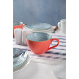 Mikasa Stoneware 330ml Mug - Grey Floral