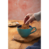 Mikasa Stoneware 330ml Mug - Indigo Chevron