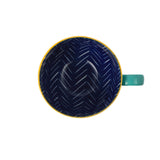 Mikasa Stoneware 330ml Mug - Indigo Chevron