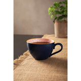 Mikasa Stoneware 330ml Mug - Blue/Red Arc