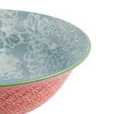 Mikasa 21cm Stoneware Ramen Bowl - Grey Floral