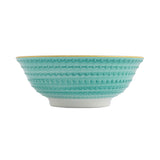 Mikasa 21cm Stoneware Ramen Bowl - Indigo Chevron