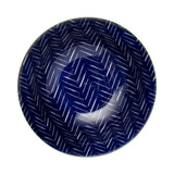 Mikasa 21cm Stoneware Ramen Bowl - Indigo Chevron