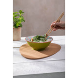 Mikasa 21cm Stoneware Ramen Bowl - Blue/Green Geometric