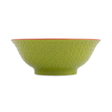 Mikasa 21cm Stoneware Ramen Bowl - Blue/Green Geometric