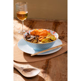 Mikasa 21cm Stoneware Ramen Bowl - Blue Mosaic