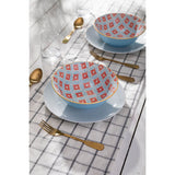 Mikasa 21cm Stoneware Ramen Bowl - Blue Mosaic