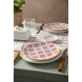 Mikasa 18cm Stoneware Small Plate - Blue Mosaic
