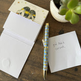 Alex Clark Mini Magnetic Notepad - Bees And Daisy