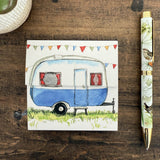 Alex Clark Mini Magnetic Close Notepad - Caravan