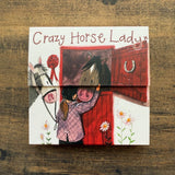 Alex Clark Mini Magnetic Notepad - Crazy Horse Lady