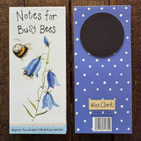 Alex Clark Magnetic To Do List - Bees & Harebells