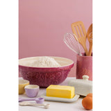 Mason Cash S36 16cm In The Meadow Pudding Bason - Deep Red