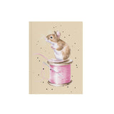 Wrendale Designs by Hannah Dale A6 Notebook - Sew It Begins - Mouse