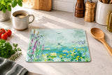 National Trust Small Glass Worktop Protector - Dragonflies