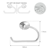 Robert Welch Oblique 18|10 Stainless Steel Swing Toilet Roll Holder