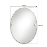 Robert Welch Oblique 18|10 Stainless Steel Wall Mirror