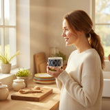 Orla Kiely 275ml Retro Stripe Stacking Mug - Green