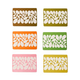Orla Kiely Set Of 6 Placemats - Sycamore Stripe