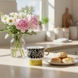 Orla Kiely 275ml Sycamore Stripe Stacking Mug - Yellow