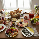 Orla Kiely Sycamore Stripe Round Platter - Yellow