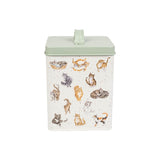 Wrendale Designs by Hannah Dale Square Cat Treat Tin