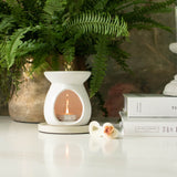 Freckleface Classic Wax Melter / Oil Burner - White