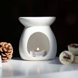 Freckleface Classic Wax Melter / Oil Burner - White