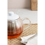Price & Kensington Luxe 1 Litre Glass Teapot - White