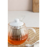 Price & Kensington Luxe 500ml Glass Teapot - White
