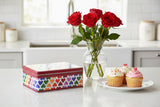 Emma Bridgewater Deep Rectangular Tin - Rainbow Hearts
