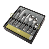 Robert Welch RW2 Satin 42-Piece Stainless Steel Cutlery Set with 4 Free Steak Knives