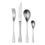 Robert Welch RW2 Satin 42-Piece Stainless Steel Cutlery Set with 4 Free Steak Knives