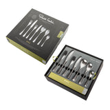 Robert Welch RW2 Satin 42-Piece Stainless Steel Cutlery Set with 4 Free Steak Knives