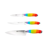 Taylor's Eye Witness 3 Piece Kitchen Knife Set - Rainbow