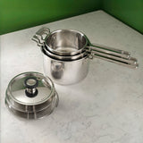 Robert Welch 316 Series Stainless Steel Cookware 3-Piece Saucepan Set