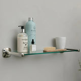 Robert Welch Burford 18|10 Stainless Steel Bathroom Glass Shelf