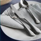 Robert Welch Honeybourne Bright 42-Piece Cutlery Set with 6 Free Pastry Forks