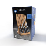 Robert Welch Professional V Angle 7-Piece Knife Block & Signature Handheld Sharpener Set