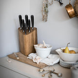 Robert Welch Signature Prism 7-Piece Knife Block & Handheld Sharpener Set