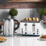 Russell Hobbs 20460 Buckingham 1.7L Kettle & 20750 4-Slice Toaster