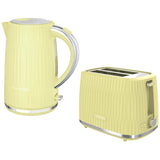 Russell Hobbs Eden 1.7 Litre Kettle & 2-Slice Toaster Set - Lemon