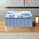 Sanderson Deep Rectangular Tin - Etchings & Roses