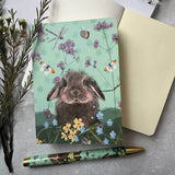 Alex Clark Small Blank Notebook - Bramble