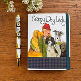 Alex Clark Small Chunky Notebook - Crazy Dog Lady
